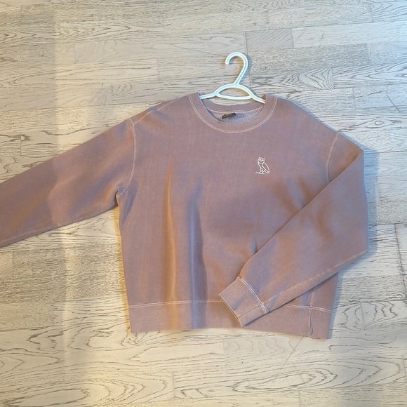 OVO Sweaters - OVO Crewneck Mauve/White Owl - XL